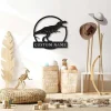 Personalized Dinosaur Metal Wall Decor, Cut Metal Sign, Metal Wall Art, Metal House Sign