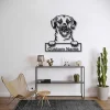 Black Mouth Cur Dog Personalized Metal Wall Decor, Cut Metal Sign, Metal Wall Art, Metal House Sign