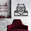 Chow Chow Personalized Metal Wall Decor, Cut Metal Sign, Metal Wall Art, Metal House Sign