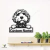 Goldendoodle Personalized Metal Wall Decor, Cut Metal Sign, Metal Wall Art, Metal House Sign