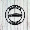 Personalized Custom Car Garage Sign, Cut Metal Sign, Metal Wall Art, Metal House Sign