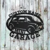 Mini Cooper Personalized Custom Metal Wall Art, Cut Metal Sign, Metal Wall Art, Metal House Sign