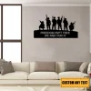 Custom Freedom Isn't Free We Paid For It Veteran Troop Metal Wall Decor Gift