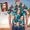 Custom Face Shirt, Custom Face Hawaiian Shirt For Custom Face Lovers, Hawaii Shirt Men, Aloha Shirt, Tropical Sleeve Summer All Size