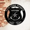 Custom Newyork Police Sheriff Metal Wall Decor, Father's Day Gift