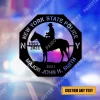 Custom Sheriff Riding Horse Metal Sign Monogram, Newyork Police Decor