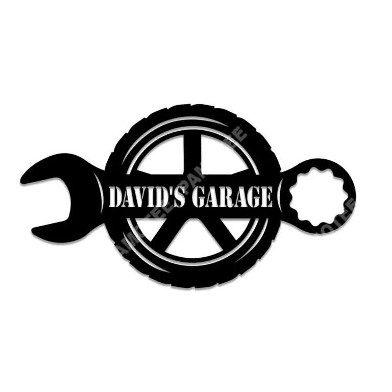 Customized Garage Metal Art Decor, Mechanic Plaque, Gift For Husband