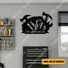 Custom Name Mechanic Garage Metal Wall Decor, Housewarming Plaque