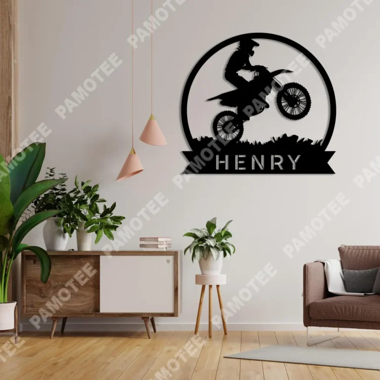 Custom Biker Metal Art, Motorcycle, Biking Hobby Steel Wall Decor