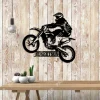 Customized Biking Man Motorcycle Metal Sign, Gift Ideas For Biker