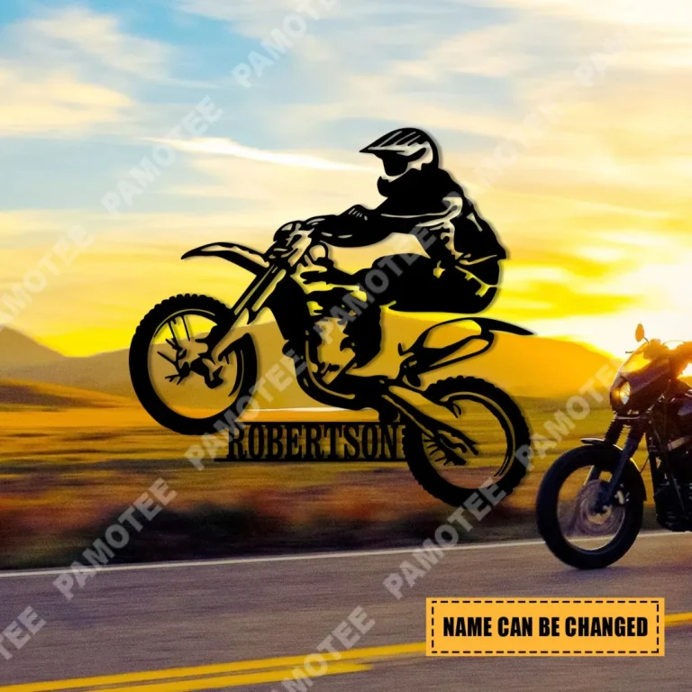 Customized Biking Man Motorcycle Metal Sign, Gift Ideas For Biker