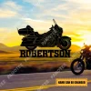 Personalized Motorcycle For Garage Metal Art, Man Cave Decoration