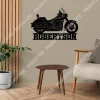 Customized Biker Steel Plaque, Metal Art, Gift For Him