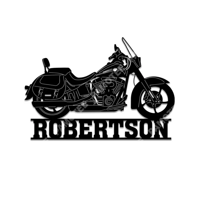 Customized Biker Steel Plaque, Metal Art, Gift For Him