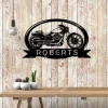 Customized Motorcycle Metal Wall Hanging, Garage Decoration