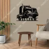 Customized Your Name Trucker Metal Art, Home Decoration