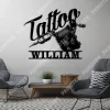 Custom Tatto Studio Metal Art, Father's Day Steel Art Gift
