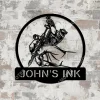 Custom Tattoo Artist Ink Metal Art, Home Decoration For Your House