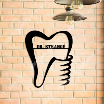 Personalized Hygienist Dentist Metal Sign, Home Decoration, Gift For Him