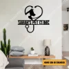 Custom Pet Clinic Metal Sign, Dog And Cat Clinic Steel Wall Art