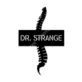 Personalized Chiropractic Doctor Metal Sign, Spine Steel Wall Decoration