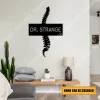 Personalized Chiropractic Doctor Metal Sign, Spine Steel Wall Decoration