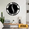 Custom Name And Est Date Chiropractic Metal Art, Gift For Doctor
