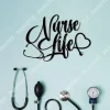 Nurse Life Metal Wall Art, Steel Home Decor, Gift For Her