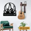 Personalized Electric Guitar, Classic Guitar Metal Art, Music Studio Wall Decoration