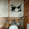 Set Of Drums Metal Art, Drum Kit Housewarming Decoration