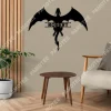 Personalized Flying Dragon Metal Art, Steel Plaque, Boys Room Decor