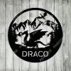 Customized Dragon And Mountain Metal Art, Door Hanging, Wedding Gift