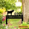 Personalized Goat Metal Yard Sign, Farmhouse Metal Art, Farmer Gift