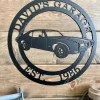 Personalized 1968 Gto Automobile Sign, Cut Metal Sign, Metal Wall Art, Metal House Sign