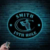 19th Hole Led Lights Metal Sign, Golf Gifts For Men, Personalized Golf Sign, Golf Mancave Sign, Golfer Gifts, Boyfriend Gift, Husband Gift, Dad Gift