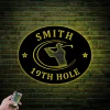 19th Hole Led Lights Metal Sign, Golf Gifts For Men, Personalized Golf Sign, Golf Mancave Sign, Golfer Gifts, Boyfriend Gift, Husband Gift, Dad Gift