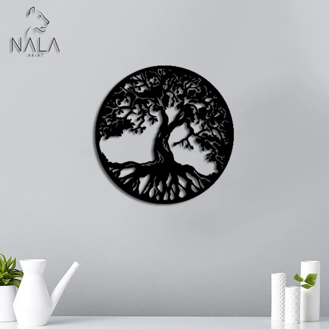19ww_fa3f714d-9bb7-4984-9ec3-669d4afedb93.webp Tree Of Life Wall Art, Tree Life Metal Sign, Metal Artwork For Living Room, Tree Design Wall Hanging, Housewarming Gift