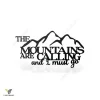 Metal Mountains Are Calling Sign, Cut Metal Sign, Metal Wall Art, Metal House Sign