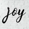 Joy Sign, Metal Sign Wall Decor, Metal Sign Outdoor, Indoor