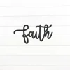 Cursive Faith Sign Art Wall Decor, Cut Wall Hanging, Home Decoration, Home Gift