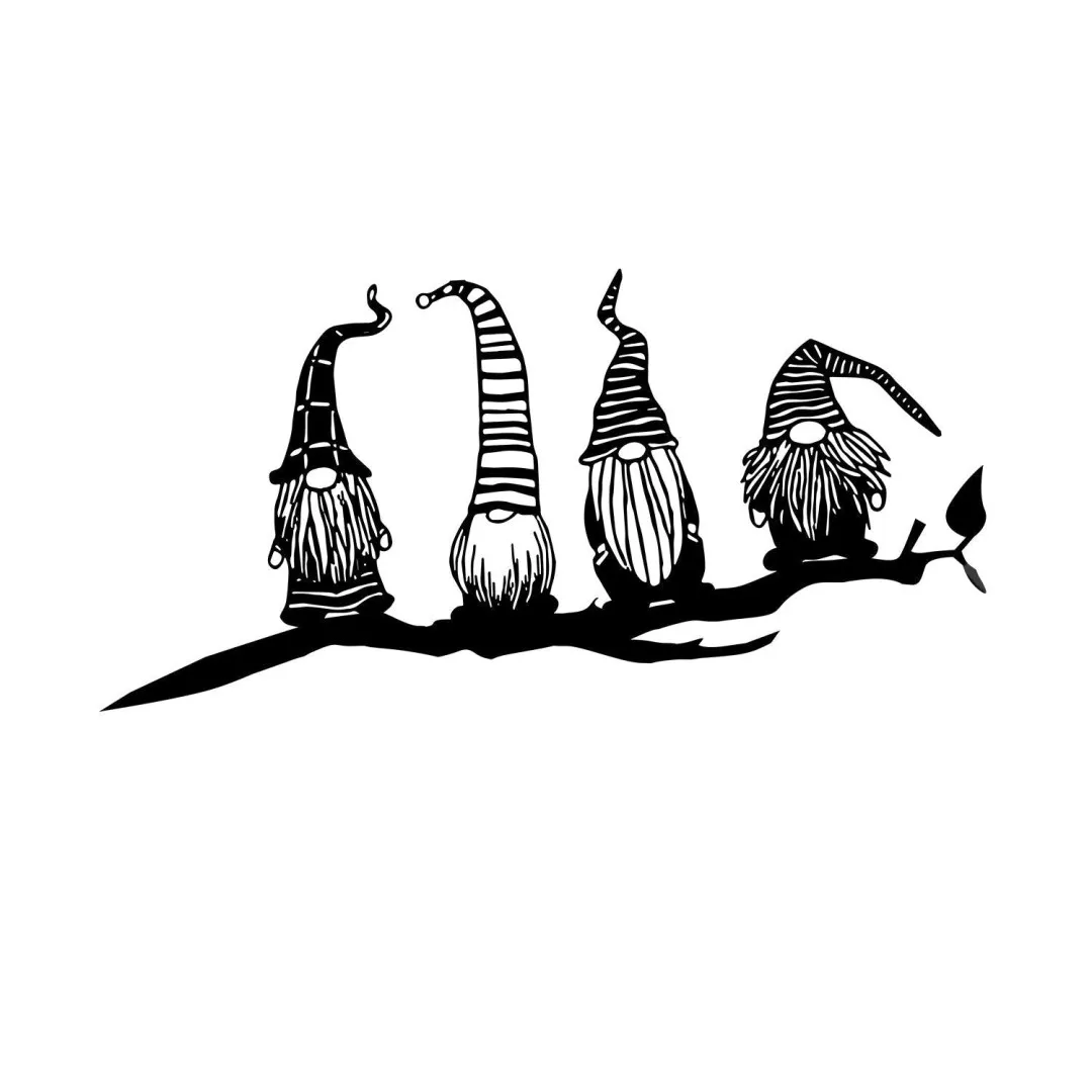 2005-03_44da4040-e67e-4b05-8fc2-6f9f49c19eb4.webp Four Gnomes Funny Metal Tree Sign, Christmas Decor, Gift Ideas