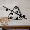 Custom Name And Date Billards Metal Sign, Steel Pool Sign