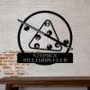 Personalized Billards Club Metal Sign, Wall Art, Father's Day Gift