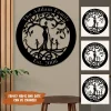 Customized Name And Date Tree Of Life Metal Sign, Mother's Day Home Decor