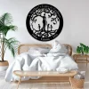 A Mother's Love Is Endless Tree Of Life Metal Sign, Mother And Three Children Steel Wall Hanger