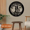 Custom Parents And Child Tree Of Life Metal Sign, Nature Wall Art