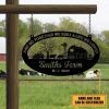 And So Together We Built Metal Farm Sign, Customized Barn Steel Decoration