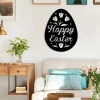 Happy Easter Metal Art, Easter Egg Home Decoration