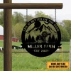 Life Is Better On The Farm Personalized Metal Sign, Mountain Farm Art