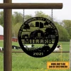 Live Like Someone Personalized Farm Metal Sign, Home Decoration